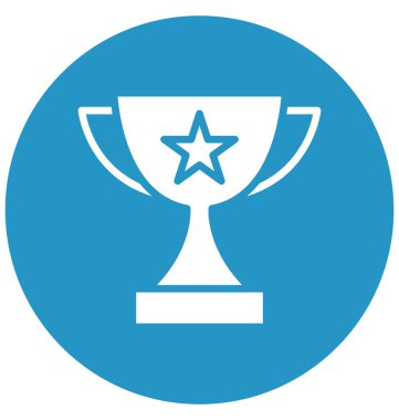 Ödül, en iyi izole edilmiş vektör simgesi kolayca değiştirilebilir veya düzenlenebilir