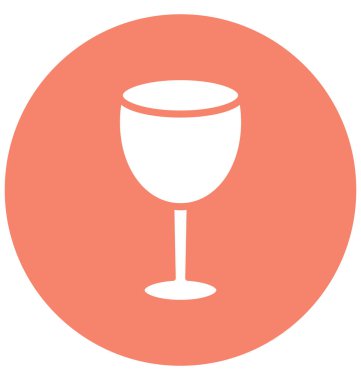 Alkol, içecek Kolayca değiştirilebilen veya düzenlenebilen izole edilmiş Vektör Simgesi