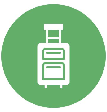 bagaj, bavul İzole edilmiş Vektör Simgesi Kolayca değiştirilebilir veya düzenlenebilir