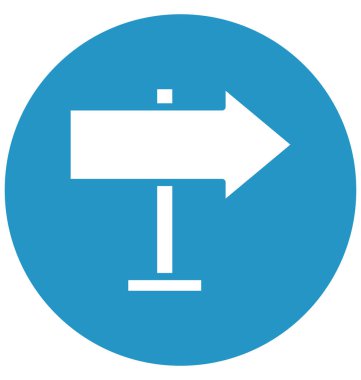 Ok, yönü izole edilmiş vektör simgesi kolayca değiştirilebilir ya da düzenlenebilir