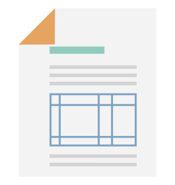 Fatura renk izole kolayca değiştirilebilir veya düzenlediğiniz vektör simge