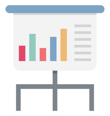 Grafik pano renk izole kolayca değiştirilebilir veya düzenlediğiniz vektör simge