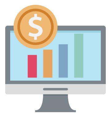Online grafik renk izole kolayca değiştirilebilir veya düzenlediğiniz vektör simge