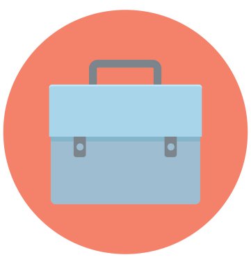 Evrak Çantası'nı renk izole kolayca değiştirilebilir veya düzenlediğiniz vektör simge