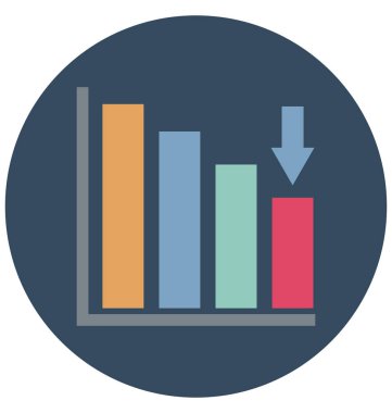İzole kaybı grafik renk vektör simge kolayca değiştirilebilir veya düzenlediğiniz