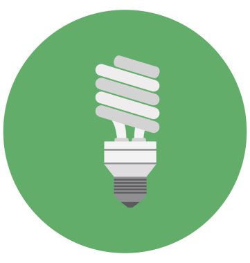 Enerji tasarrufu renk izole kolayca değiştirilebilir veya düzenlediğiniz vektör simge