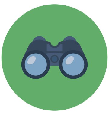 Dürbün renk izole kolayca değiştirilebilir veya düzenlediğiniz vektör simge