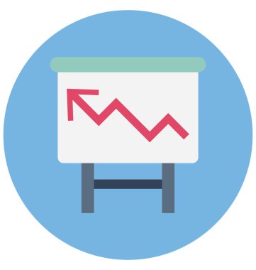 Grafik sunum renk izole kolayca değiştirilebilir veya düzenlediğiniz vektör simge