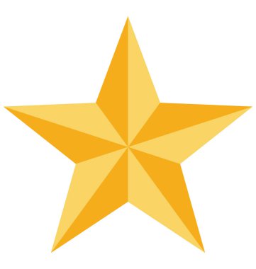 yıldız, dekorasyon yıldız kolayca değiştirilebilir veya düzenleme vektör simge