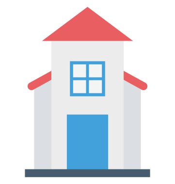 House, kolayca değiştirilebilir veya düzenleme vektör simge siper al