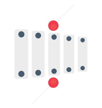 Akordeon renkli vektör kolayca değiştirilebilir veya Düzenle simgesini