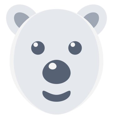 ayı gibi kolayca değiştirilebilir veya düzenleme vektör simge