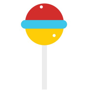 Lolipop renkli vektör kolayca değiştirilebilir veya Düzenle simgesini