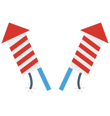 havai fişek roket kolayca değiştirilebilir veya düzenleme vektör simge