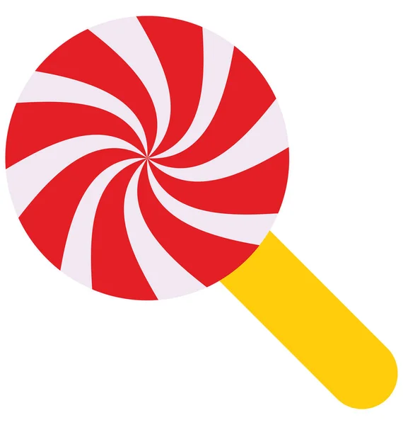 Lollipop Colored Vector Icon Который Можно Легко Изменить Отредактировать — стоковый вектор