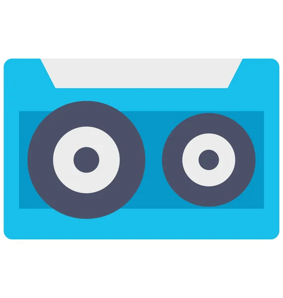 Boombox Sztereó Vector Icon Könnyen Módosítható Vagy Szerkeszthető — Stock Vector