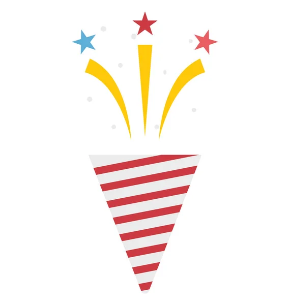 Firework Event Vector Icon Can Easily Modified Edit — Stock Vector