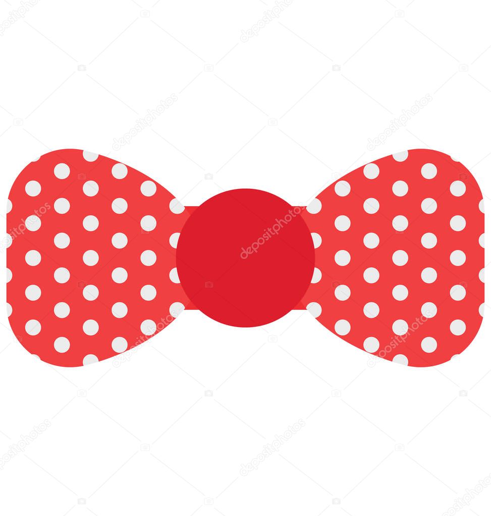 bow, bow tie Vector Icon that can be easily modified or edit