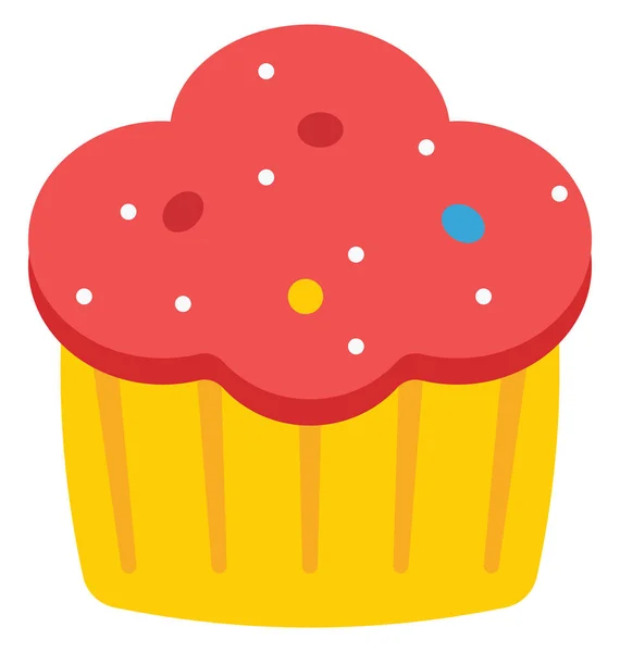 Ícone Ilustração Vetor Cupcake Que Pode Ser Facilmente Modificado Editar —  Vetores de Stock