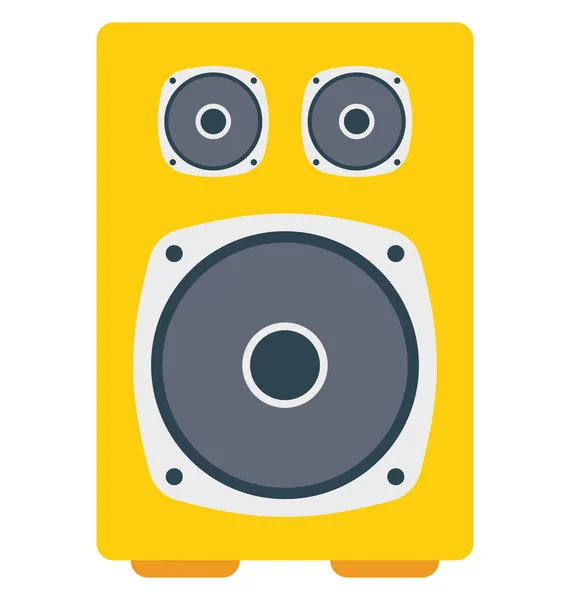 Altavoz Woofer Vector Icono Que Puede Modificar Editar Fácilmente — Vector de stock