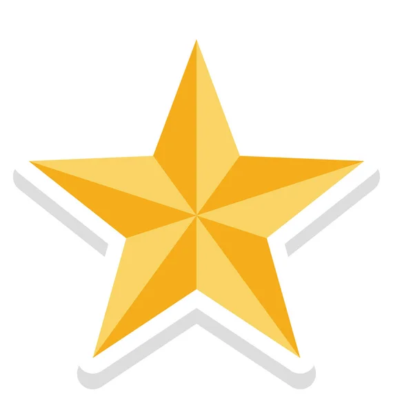 Csillag Dekoráció Star Vector Icon Könnyen Módosítható Vagy Szerkeszthető — Stock Vector