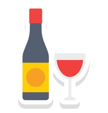 İçki vektör resimde kolayca değiştirilebilir veya Düzenle simgesini