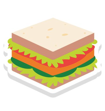 Pişmiş, ekmek kolayca değiştirilebilir veya düzenleme vektör simge