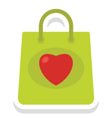 alışveriş çantası, alışveriş çanta kolayca değiştirilebilir veya düzenleme vektör simge