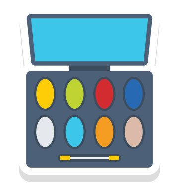 Kaptırdın, göz farı seti vektör kolayca değiştirilebilir veya Düzenle simgesini