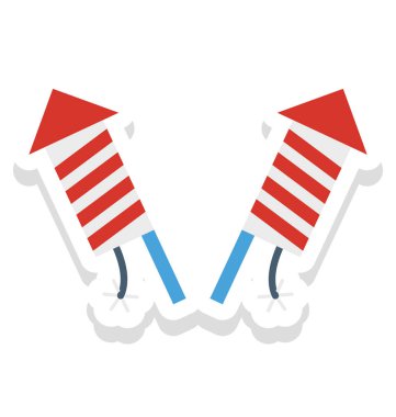 havai fişek roket kolayca değiştirilebilir veya düzenleme vektör simge