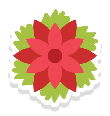 Buket çiçek kolayca değiştirilebilir veya düzenleme vektör simge