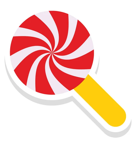 Lollipop Colored Vector Icon Который Можно Легко Изменить Отредактировать — стоковый вектор