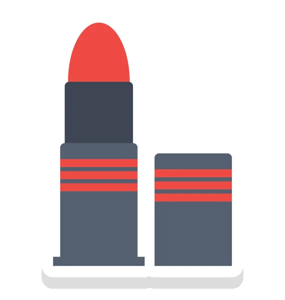 Rouge Lèvres Maquillage Vectoriel Icône Qui Peut Être Facilement Modifié — Image vectorielle