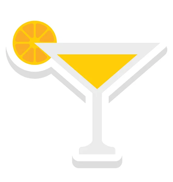 Margarita Cocktail Icône Vectorielle Qui Peut Être Facilement Modifiée Éditée — Image vectorielle