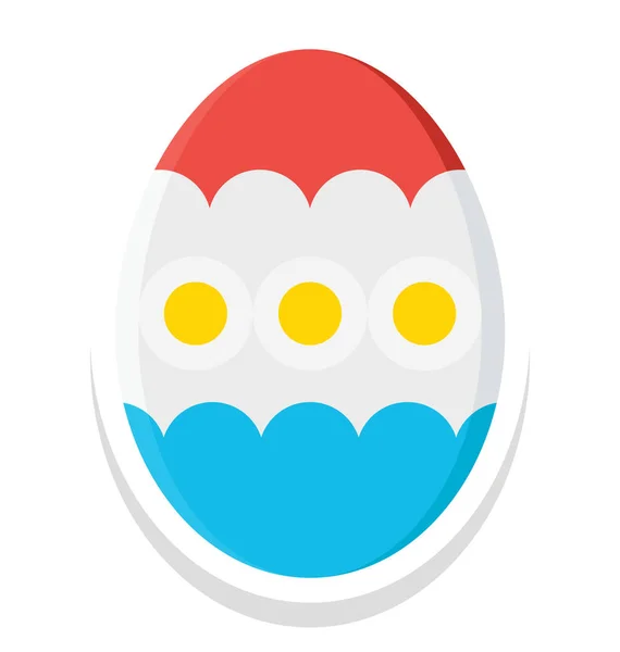 Векторная Икона Пасхального Яйца Которую Можно Легко Изменить Отредактировать — стоковый вектор