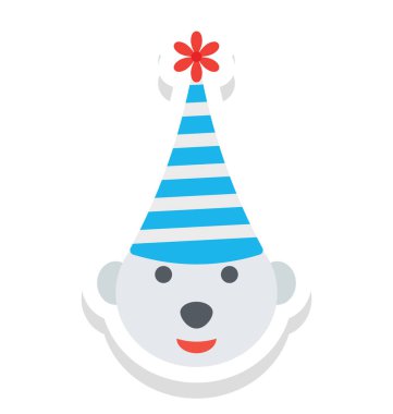 Joker yüz vektör çizim kolayca değiştirilebilir veya Düzenle simgesini