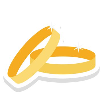 Kolayca değiştirilebilir veya düzenlediğiniz bilezik vektör simgesi