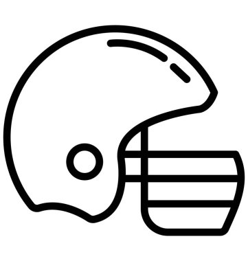 Kolayca değiştirilebilir veya düzenlediğiniz kask vektör