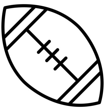 Kolayca değiştirilebilir veya düzenlediğiniz Rugby top vektör 