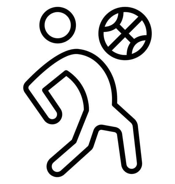 Vector Golpe Fútbol Que Puede Modificar Editar Fácilmente — Archivo Imágenes Vectoriales