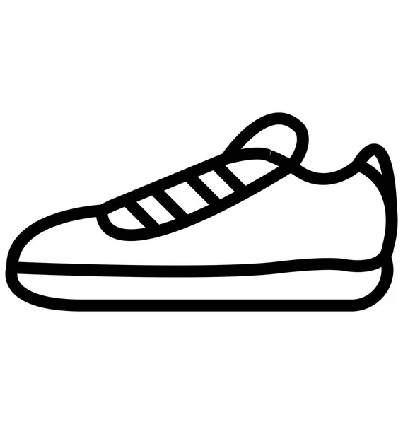 Zapatilla Fútbol Zapatillas Vector Que Puede Modificar Editar Fácilmente — Archivo Imágenes Vectoriales