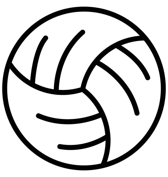 Volleyball Vektor Der Leicht Modifiziert Oder Bearbeitet Werden Kann — Stockvektor