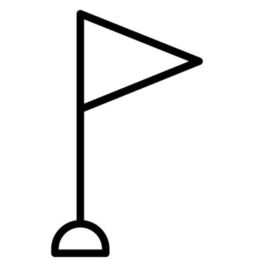 Kolayca değiştirilebilir veya düzenlediğiniz bayrak vektör