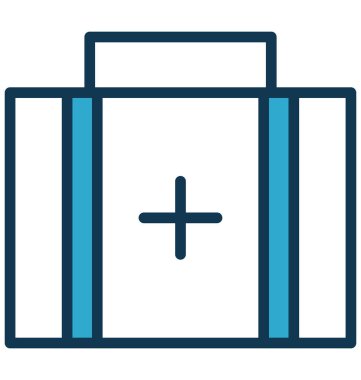 İlk yardım kolayca değiştirilebilir veya düzenlediğiniz vektör