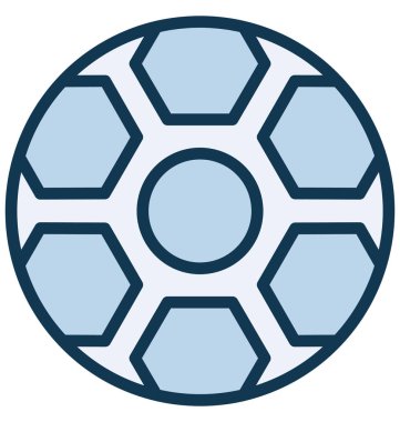 Kolayca değiştirilebilir veya düzenlediğiniz futbol vektör 