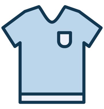 oyuncu gömlek, t gömlek kolayca değiştirilebilir veya düzenlediğiniz vektör