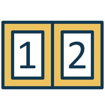 Çetele, kolayca değiştirilebilir veya düzenlediğiniz vektör sayar