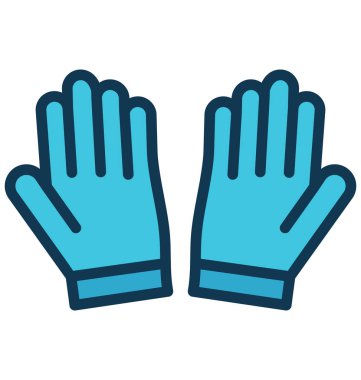 eldivenler, spor eldivenler kolayca değiştirilebilir veya düzenlediğiniz vektör