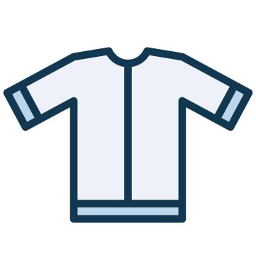 oyuncu gömlek, t gömlek kolayca değiştirilebilir veya düzenlediğiniz vektör