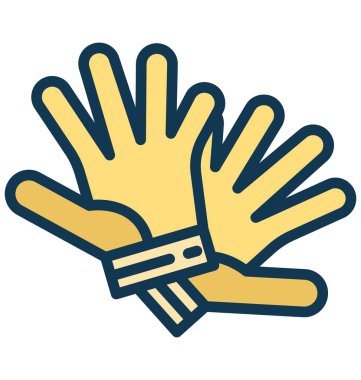 eldivenler, spor eldivenler kolayca değiştirilebilir veya düzenlediğiniz vektör